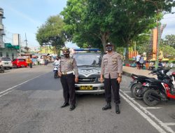 Patroli Sore Polsek Binjai Kota Antisipasi Pasar Tumpah / Ngabuburit