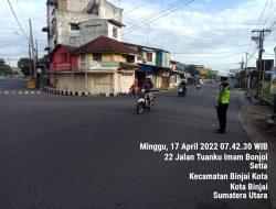 Giat Pos Padat Minggu Pagi Sat Lantas Polres Binjai