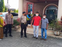 Polsek Binjai Timur PAM Gereja Di Hari Minggu Sesuai Protokol Kesehatan Covid-19