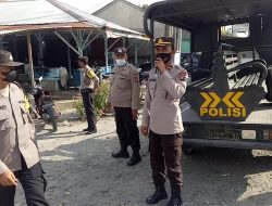 Polsek Selesai Ops Yustisi Minggu Pagi , Tertibkan Warga Patuhi Protokol Kesehatan