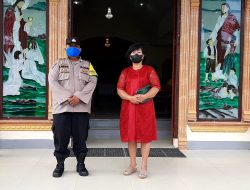 Personil Polsek Selesai Polres Binjai Lakukan PAM Gereja Dalam Rangka Paskah Kebangkitan Isa Almasih  Terapkan Protokol Kesehatan