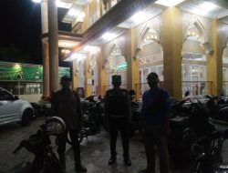 Polsek Binjai Utara|| Monitoring Pelaksanaan Sholat Terawih Di mesjid Wilayah Kec. Binjai Utara