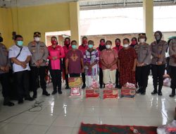 Peduli Korban Bencana Alam Keluarga Besar Polres Binjai Dan Bhayangkari Cabang Binjai Kunjungi Korban Angin Puting Beliung