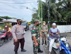 Gabungan Instansi Terkait||Polsek Binjai Timur Operasi Yustisi Pastikan Warga Pakai Masker
