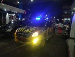 Sat Samapta Polres Binjai Patroli Blue light Jaga Kondusifitas Wilayah