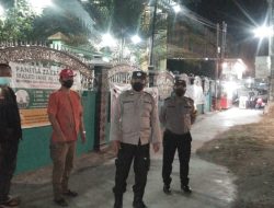 Monitoring Pelaksanaan Sholat Terawih Polsek Binjai Utara Beri Rasa Aman Dan Nyaman