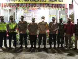 WAKAPOLRES BINJAI KOMPOL DENY, S.H. CEK DAN KONTROL DI 5(lima) POSKO PENGAMANAN OPS KETUPAT 2022
