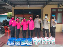 Bakti Sosial Pemberian Tali Asih Bhayangkari Ranting Binjai Timur Dalam Rangka Hari Raya Idul Fitri 1443 H / 2022.