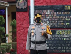 Kapolres Binjai Pimpin Pelaksanaan Apel Pengaman Malam Takbiran 1443 H Tahun 2022