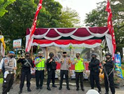 KAPOLRES BINJAI TINJAU LANGSUNG PELAKSANAAN SHOLAT IED/IDUL FITRI 1443 H