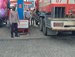 Unit Intelkam Monitoring Ketersediaan Stok Bbm Di Spbu Wilkum Polsek  Binjai Timur