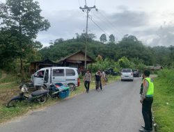 Akibat Rem Blong || Mobil Terbalik Di Jalan Kecamatan Sei Bingai