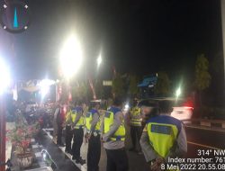 Personel Pos Pam Operasi Ketupat Toba 2022|| Atur Lalu Lintas Pastikan Arus Balik di Kota Binjai Lancar