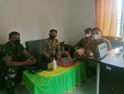 Bhabinkamtibmas Bersama Babinsa Sambang Koordinasi Dengan Lurah Cengkeh Turi