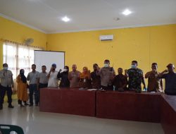 Polsek Sei Bingai Lakukkan Pengamanan Pelaksanaan Penetapan dan pengumuman Calon Kades di Kec. Sei Bingai
