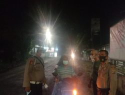 Tanpa Lelah, Polsek Binjai Barat Gelar Ops Yustisi Malam Hari