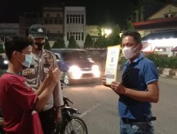 System Rik Barcode Polsek Binjai Kota Lakukan Operasi Yustisi Malam