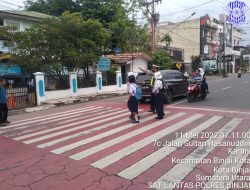 GIAT PADAT LALIN PAGI HARI SAT LANTAS POLRES BINJAI