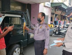 Masih Metode Rik Barcode Polsek Binjai Kota Lakukan Operasi Yustisi Pagi