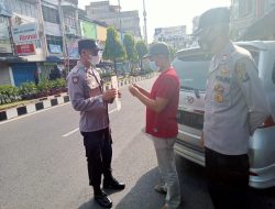 Polsek Binjai Kota Lakukan Operasi Yustisi Melalui Metode Rik Barcode