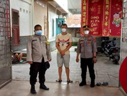 Pastikan Situasi Terkendali || Kapolsek Binjai Kota Cek Personil Pam Hari Raya Waisak