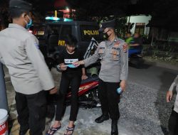 Operasi Yustisi Malam Dan Blue Light Patrol Polsek Binjai Timur