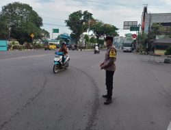 Jaga Kamseltibcar Melalui Pos Padat Pagi Polsek Binjai Timur