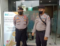 Beri Rasa Aman Kepada Nasabah Bank Melalui Pam Obvit Sat Samapta Polres Binjai