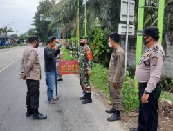 Polsek Binja Timur Bersama Gabungan Koramil, Sat Pol PP Gelar Operasi Yustisi Tertibkan Masyarakat Pelanggar Protokol Kesehatan