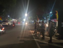 Pastikan Situasi Aman Kondusif Melalui Pam Obvit Sat Samapta Polres Binjai Gelar Patroli Malam