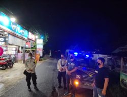 Patroli Blue Light Antisipasi 3C Malam Hari Polsek Sei Bingai