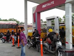 Unit Intelkam  Monitoring Ketersediaan Bbm Di Wilkum Polsek Binjai Utara