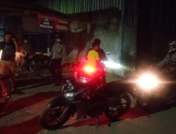 Pam Obvit Sat Samapta Polres Binjai Gelar Patroli Malam Antisipasi Kamtibmas Wilkum Polres Binjai