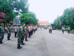 PATROLI SKALA BESAR POLRES BINJAI BERSAMA TNI, POLRI DAN PEMKO BINJAI DALAM RANGKA MEMPERINGATI KENAIKAN ISA ALMASIH DI GEREJA-GEREJA YANG ADA DI WILKUM POLRES BINJAI