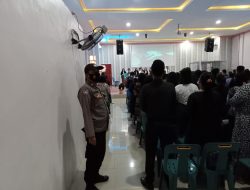 Pastikan Berjalan Lancar, Aman, Kondusif Personil Polres Binjai dan Polsek Jajaran Rutin Pam Gereja Setiap Hari Minggu