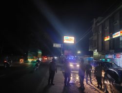 Polsek Binjai Bersinggungan Dengan Polsek Utara Melalui Giat Kryd Patroli Malam Jaga Situasi Kamtibmas