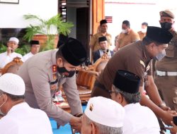 Kapolres Binjai Beserta Ibu Ketua Bhayangkari Cabang Binjai Hadiri Manasik Haji Akbar