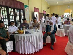 Wakapolres Binjai Hadiri Halal Bihalal Serta Tepung Tawar Jemaah Haji Kota Binjai
