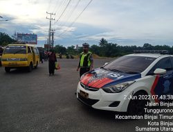 Dalam Rangka KRYD Melalui Sat Lantas Polres Binjai