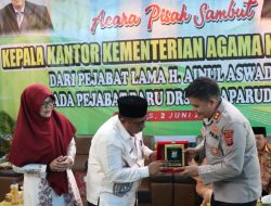 KAPOLRES BINJAI HADIRI LEPAS SAMBUT KAKAN KEMENAG KOTA BINJAI