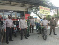 Polsek Binjai Timur Gandeng Koramil  Lakukan Patroli Rutin