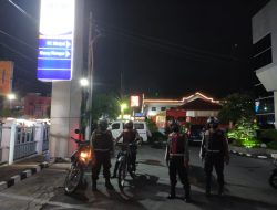 Melalui Pam Obvit Sat Samapta Polres Binjai Lakukan Patroli Malam Antisipasi 3C Pastikan Wilayah Aman Kondusif
