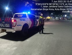 Blue Light Patrol R-4 Dan Public Addres Jaga Situasi Kamtibmas Malam Hari