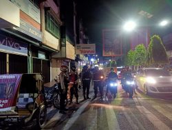 Pam Obvit Sat Samapta Polres Binjai Dengan Patroli R-2 Malam Rutin Pastikan Wilayah Aman Kondusif