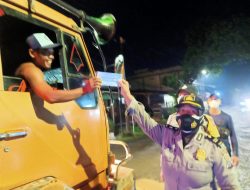 Kanit Binmas Iptu Fatmiatun Pimpin Kegiatan Operasi Yustisi Malam