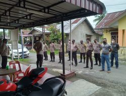Wakapolsek Binjai Timur Pimpin Apel Pagi Tekankan Vaksinasi Untuk Para Lansia