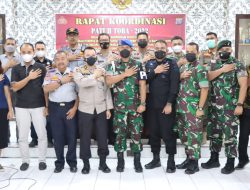 “ MELALUI RAPAT KOORDINASI PATUH TOBA 2022 POLRES BINJAI BESERTA JAJARAN DENGAN INSTANSI TERKAIT LAINNYA SIAP CIPTA KONDISI KAMSELTIBCAR LANTAS MENJELANG HUT BHAYANGKARA KE-76 TAHUN 2022 PADA MASA PANDEMI COVID 19 DI WILAYAH KOTA BINJAI “