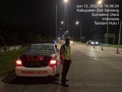 Sat Lantas Polres Binjai Laksanakan Kegiatan Kryd Dan Patroli Blue Light R-4 Antisipasi 3C