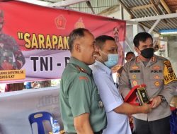 KAPOLRES BINJAI SARAPAN BERSAMA TNI POLRI DAN MASYARAKAT