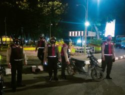 Pam Obvit Sat Samapta Polres Binjai Patroli Malam Rutin R-2 Pastikan Situasi Wilayah Aman Kondusif